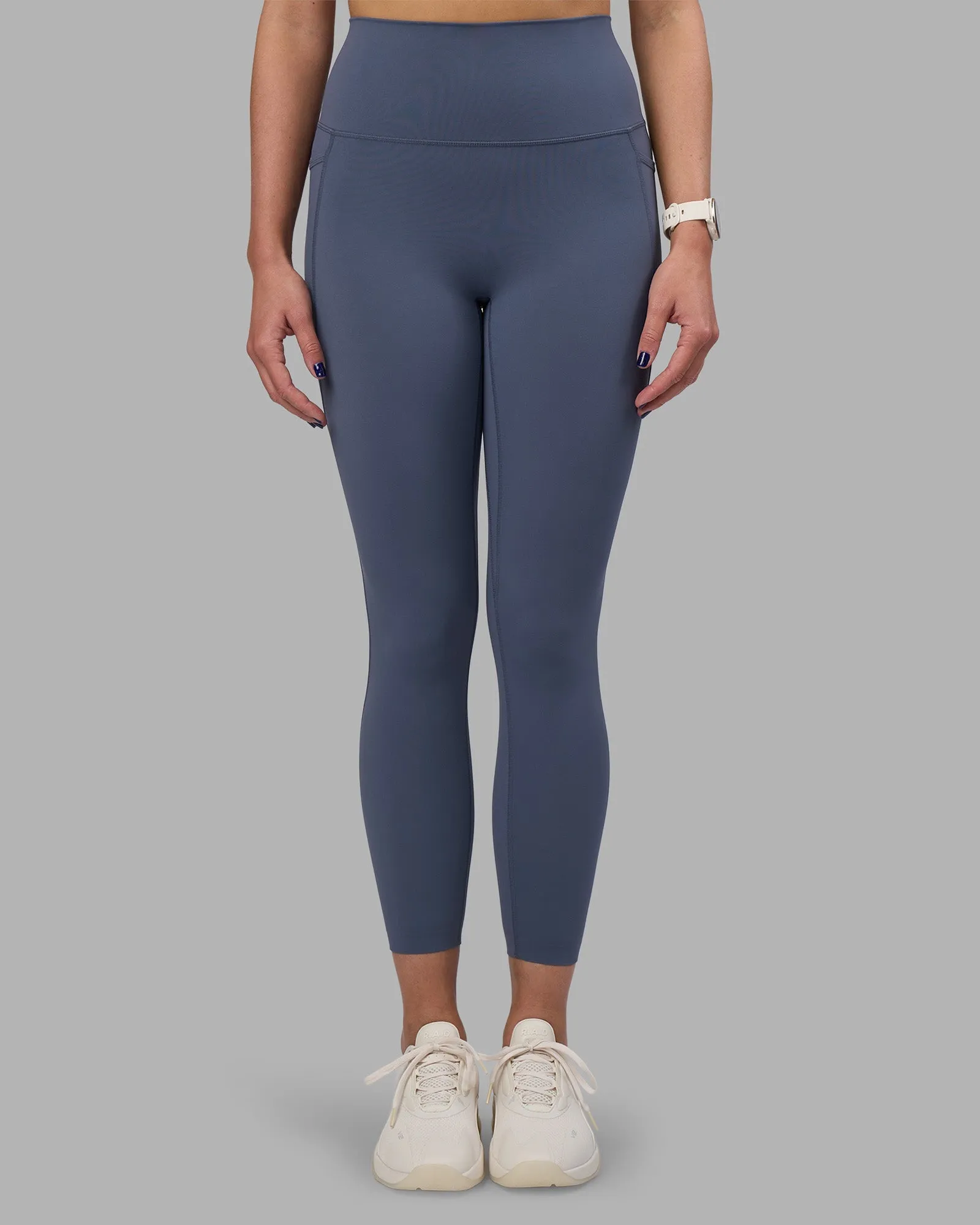 Elixir Ultra High-Rise 7/8 Legging Pockets - Night Shadow Smart Stretch Fit Balanced Comfort