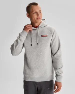 Men's Kathmandu Heritage Logo Slouchy Hoodie - Light Grey Marle Cool Vibes