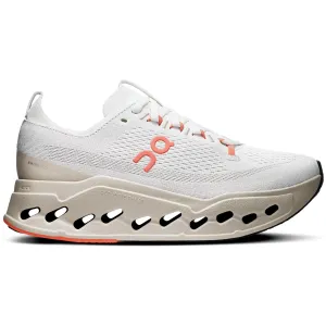 Women's Cloudsurfer Max Running Shoes Ivory / Salmon Shock Absorption Feature seamless socks liner