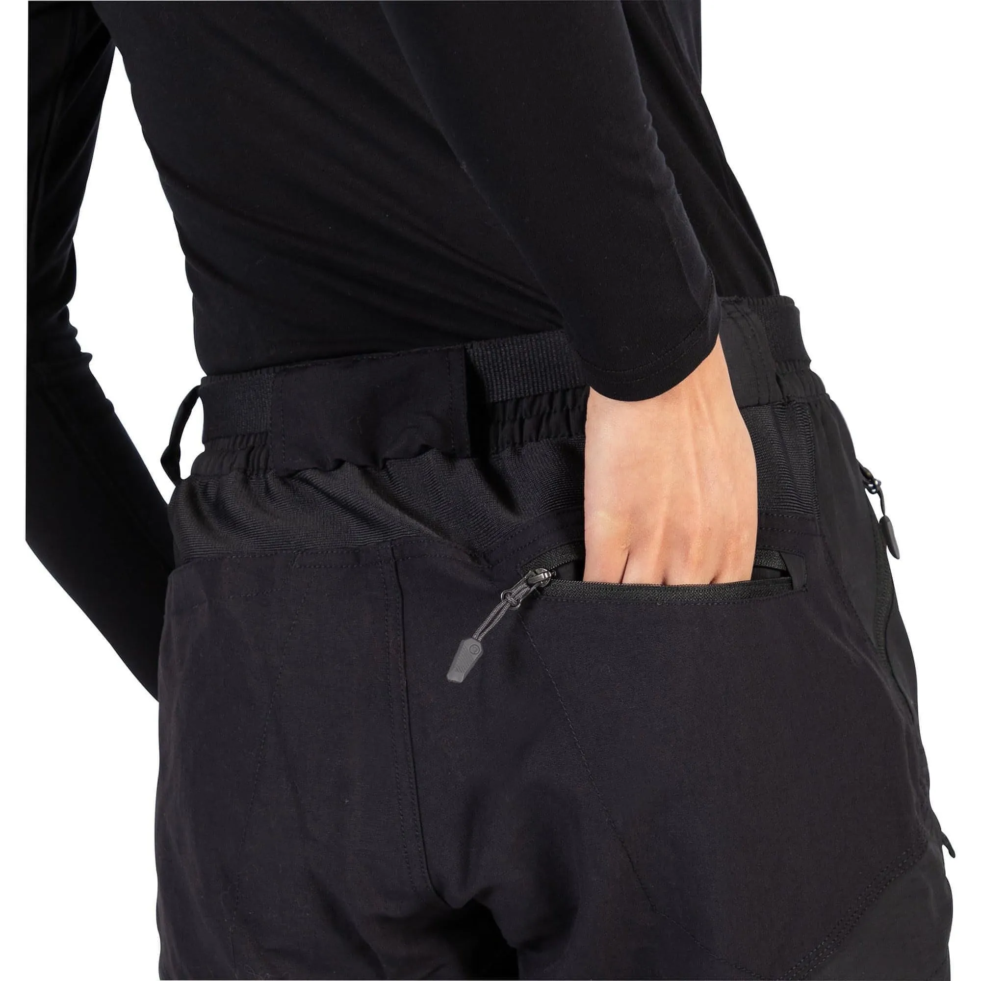 Endura Hummvee Womens Baggy Cycling Shorts With Liner - Black Versatile Fit petite size