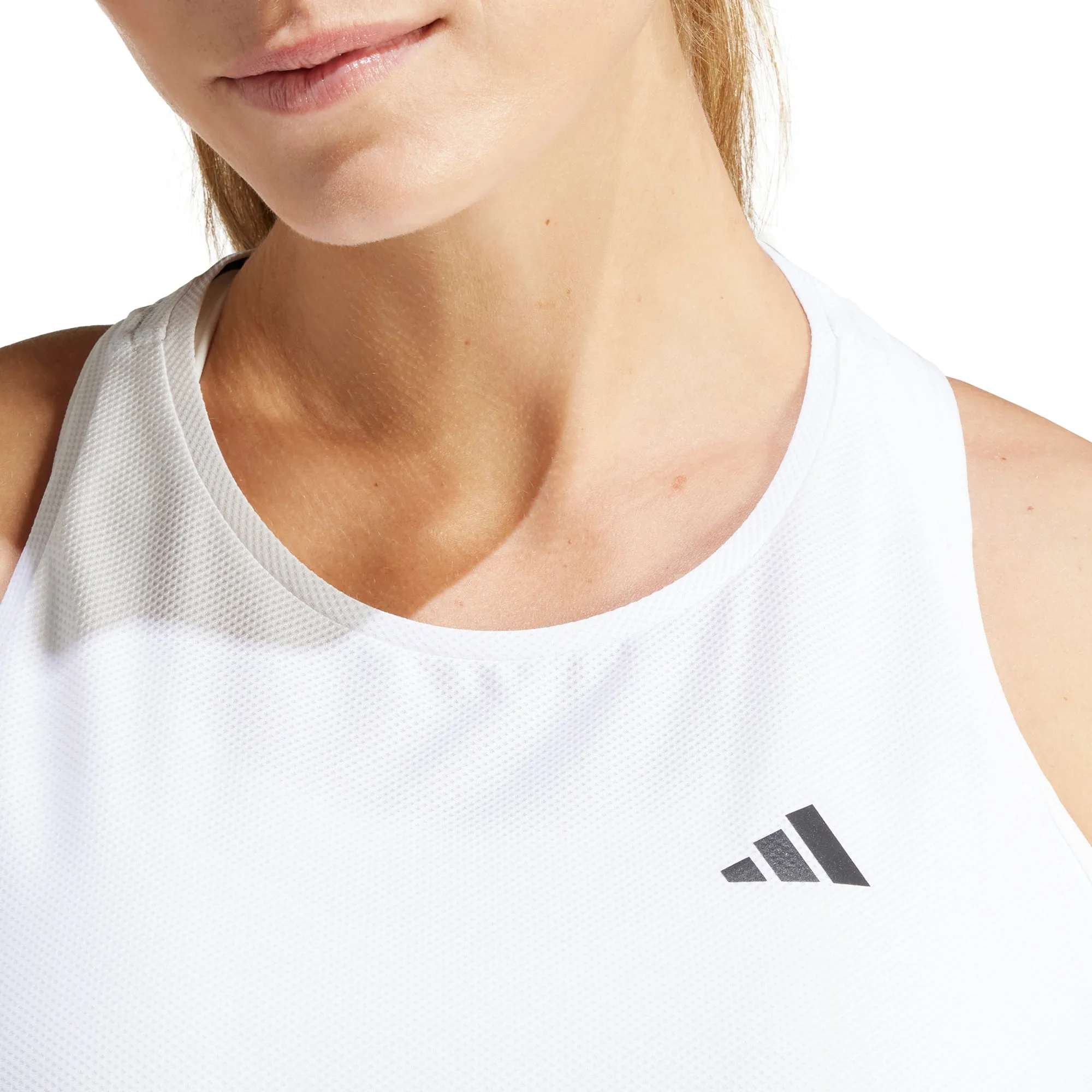 adidas Own The Run Womens Running Vest Tank Top - White rapid deployment