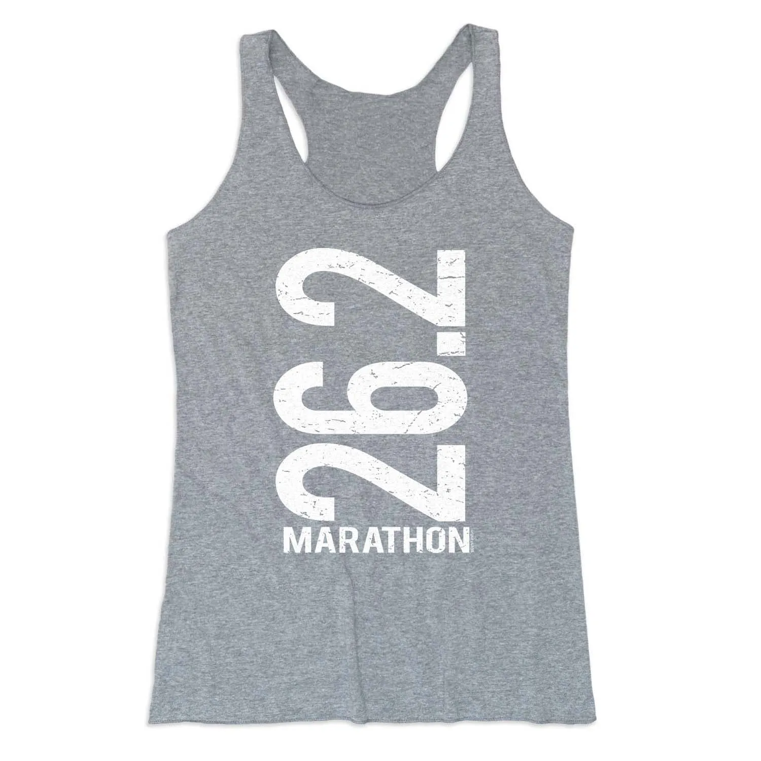 Women's Everyday Tank Top - 26.2 Marathon Vertical Flexi Stretch Material UV protection layer