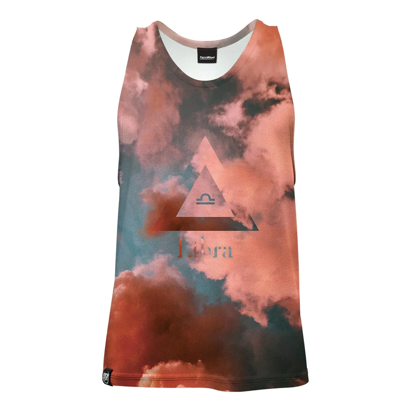 Libra In The Clouds Tank Top Lightweight Everyday Wear No Slip Interior