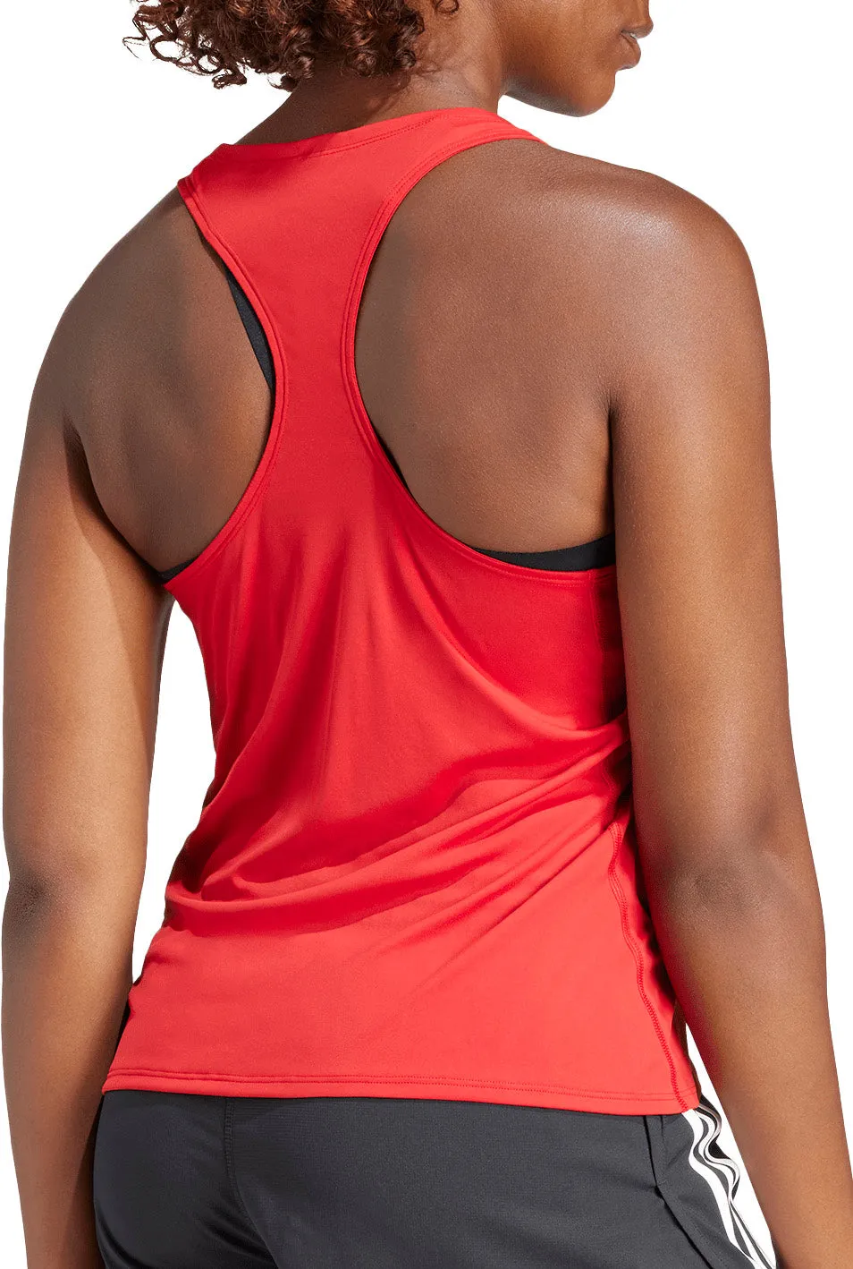 Space - exploration - supportive Non Restrictive Cuffs adidas Adizero Essentials Womens Running Vest Tank Top - Red