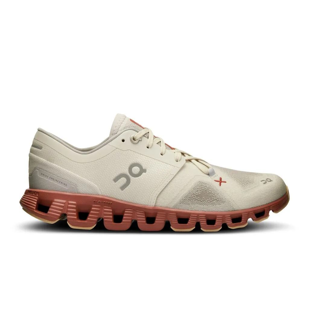 On Running Cloud X 3 (Womens) - Ice/Auburn kids' low - profile - feature shoes