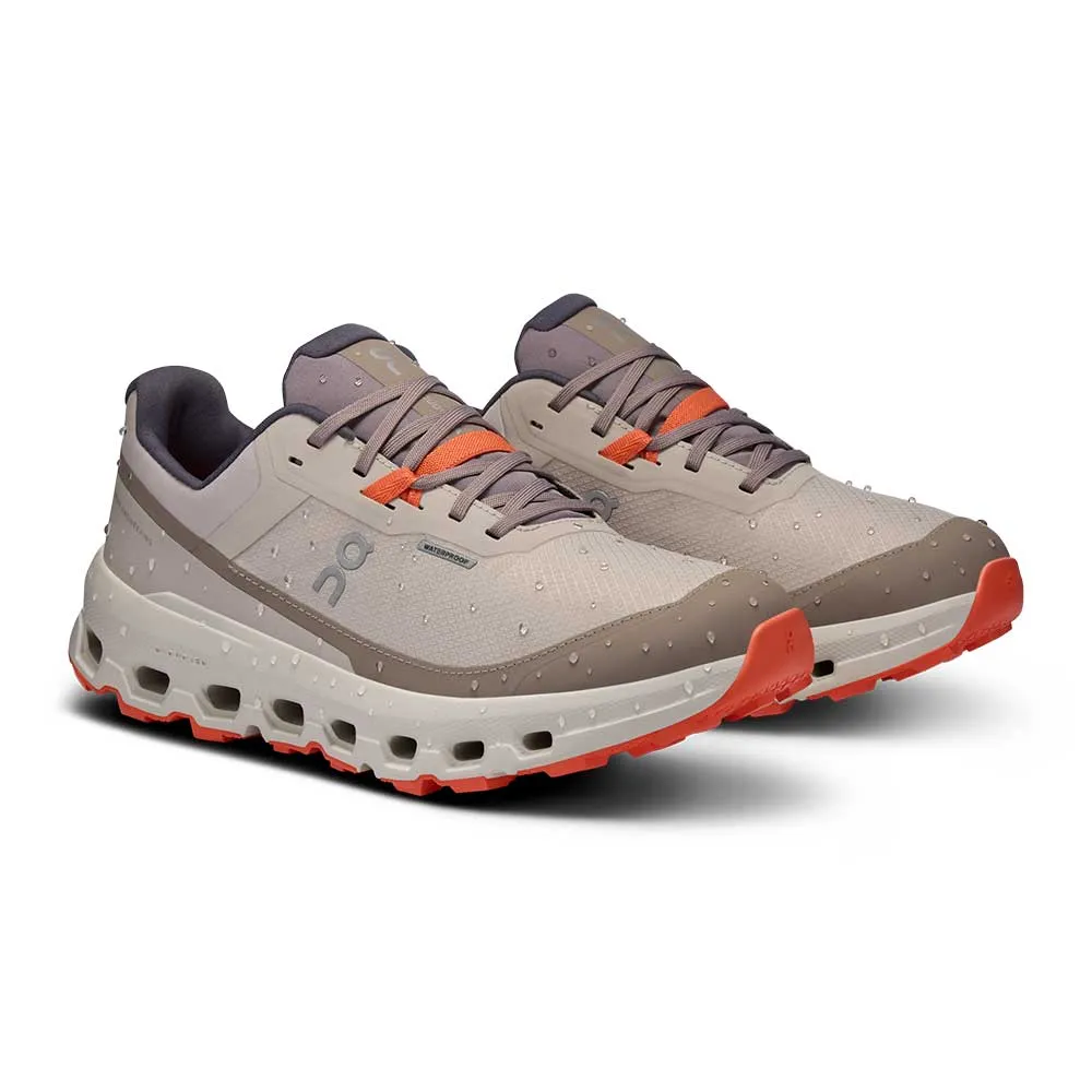 Women's Cloudvista 2 Waterproof Running Shoe - Pearl/Ice - Regular (B) downhill running shoes Strategic Support Webbing