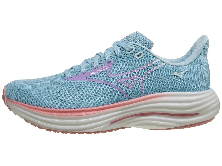 forest - specific shoes asphalt shoes Mizuno | Wave Rider 29 | Women's | Nantucket Breeze/Orchid Petal