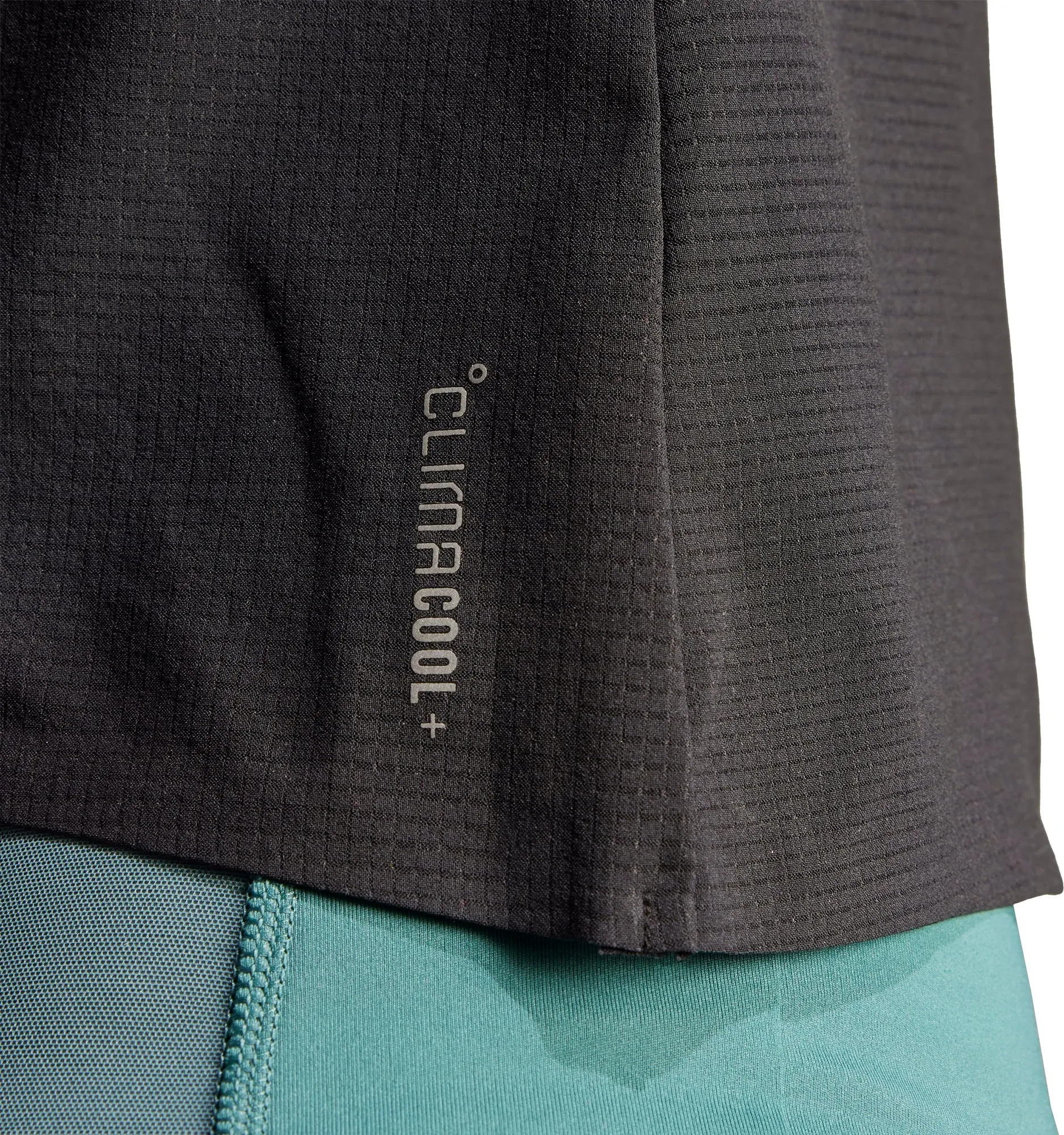 adidas ADI365 ClimaCool  Womens Running Crop Top - Black Moisture Management System Seam Free Edges