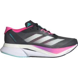 multi - activity shoes Quick Dry Inner Sock Women's Adizero Boston 12 Grey Five / Crystal Jade / Lucid Pink