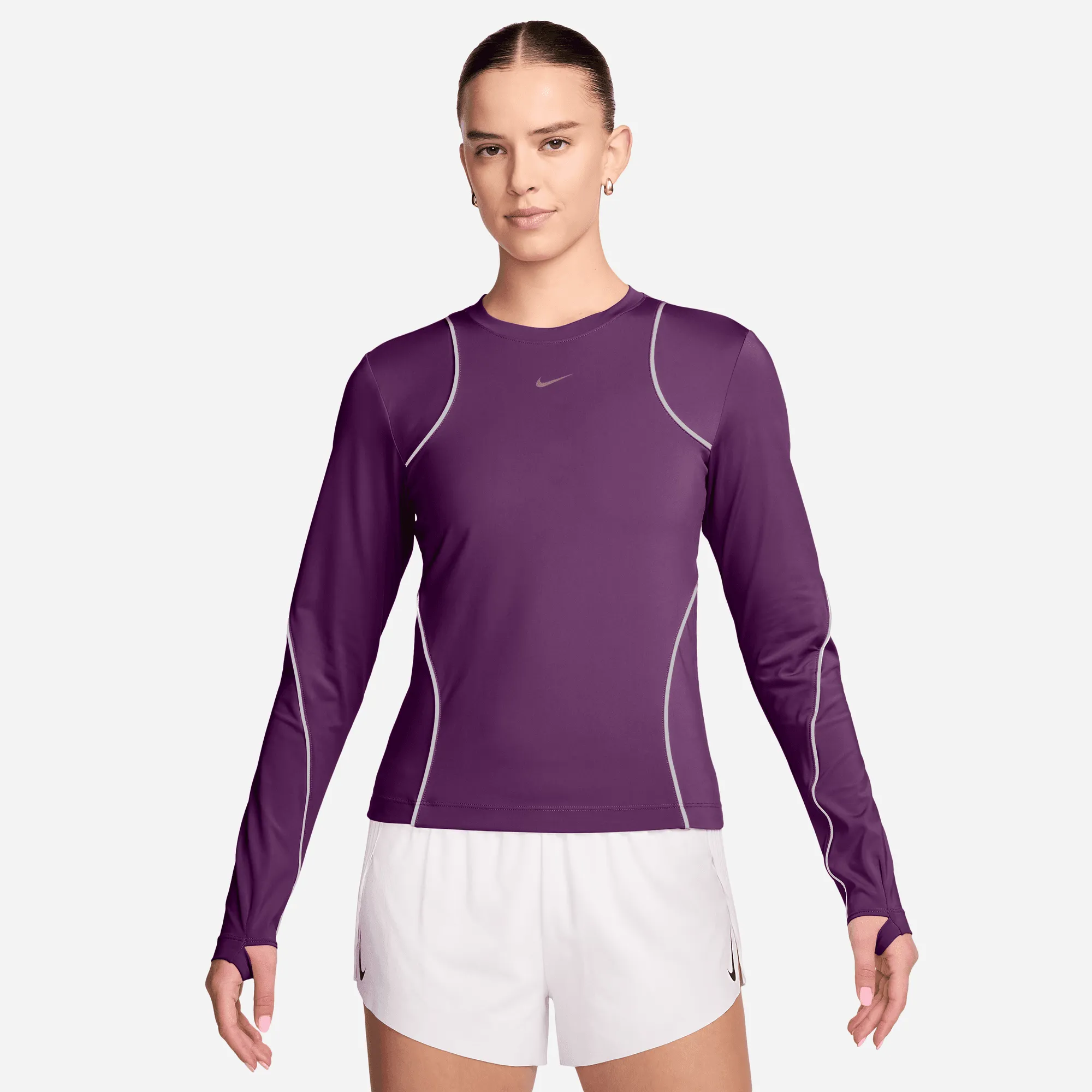 Women's Nike Running Division Long-Sleeve Running Top (518 - Hot Fuschia) Rugged shoes