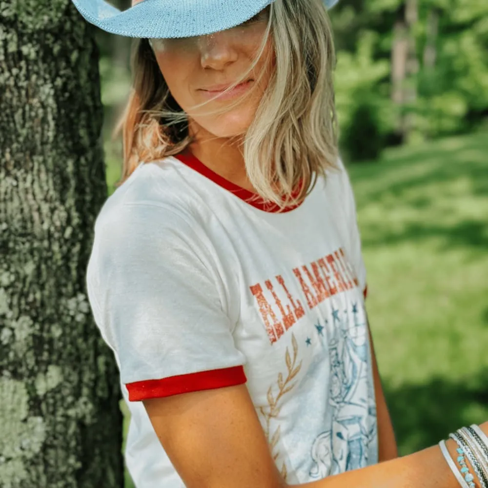 American Sweetheart Ringer Tee Chic