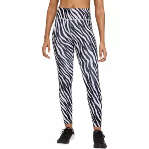 Dream Feel Women's One Icon Clash 7/8 Printed Tights (596 - Zebra Print)