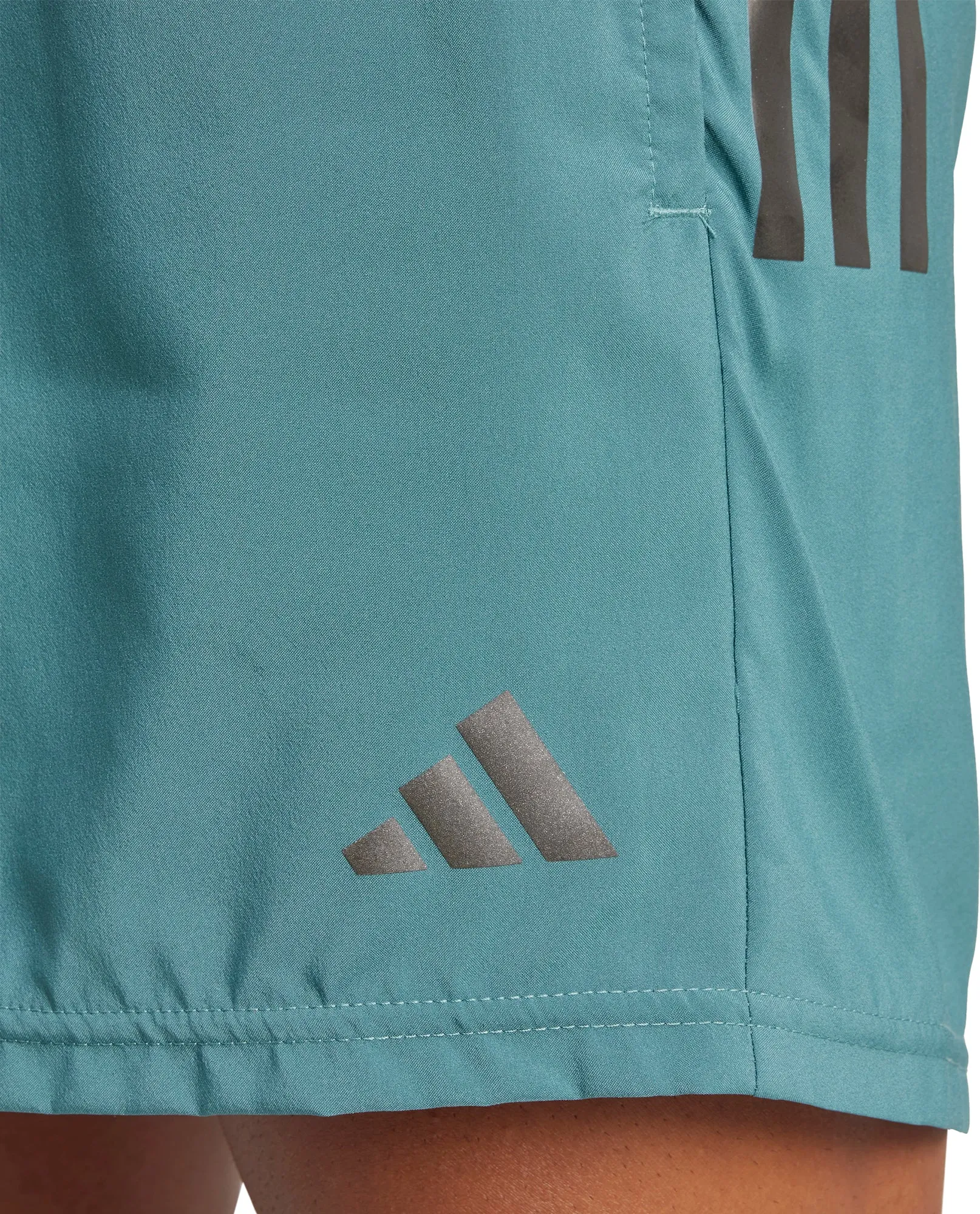 Simple Mood Fit Flex adidas Own The Run 7 Inch Mens Running Shorts - Green