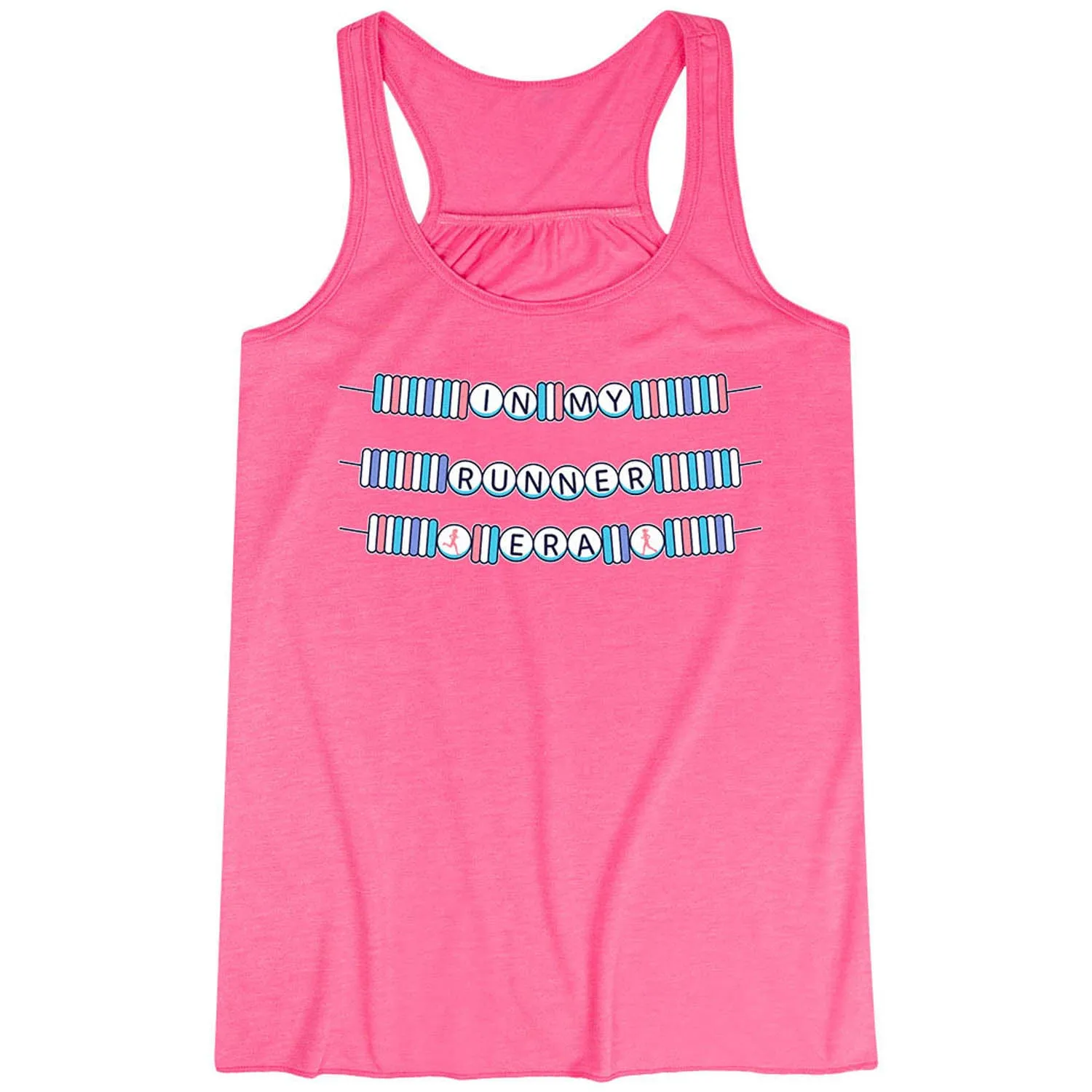 Flowy Racerback Tank Top - In My Runner Era Flexible Armhole Design air based