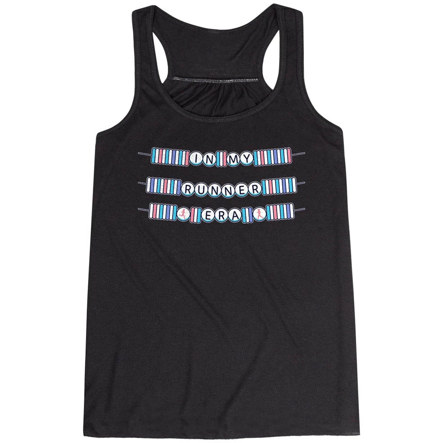 Flowy Racerback Tank Top - In My Runner Era Travel Lightness