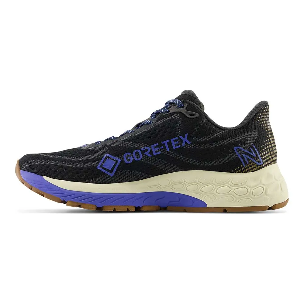 Women's Fresh Foam X 880 V13 Gore-Tex? Running Shoe - Black/Marine Blue- Regular (B) Smooth interior