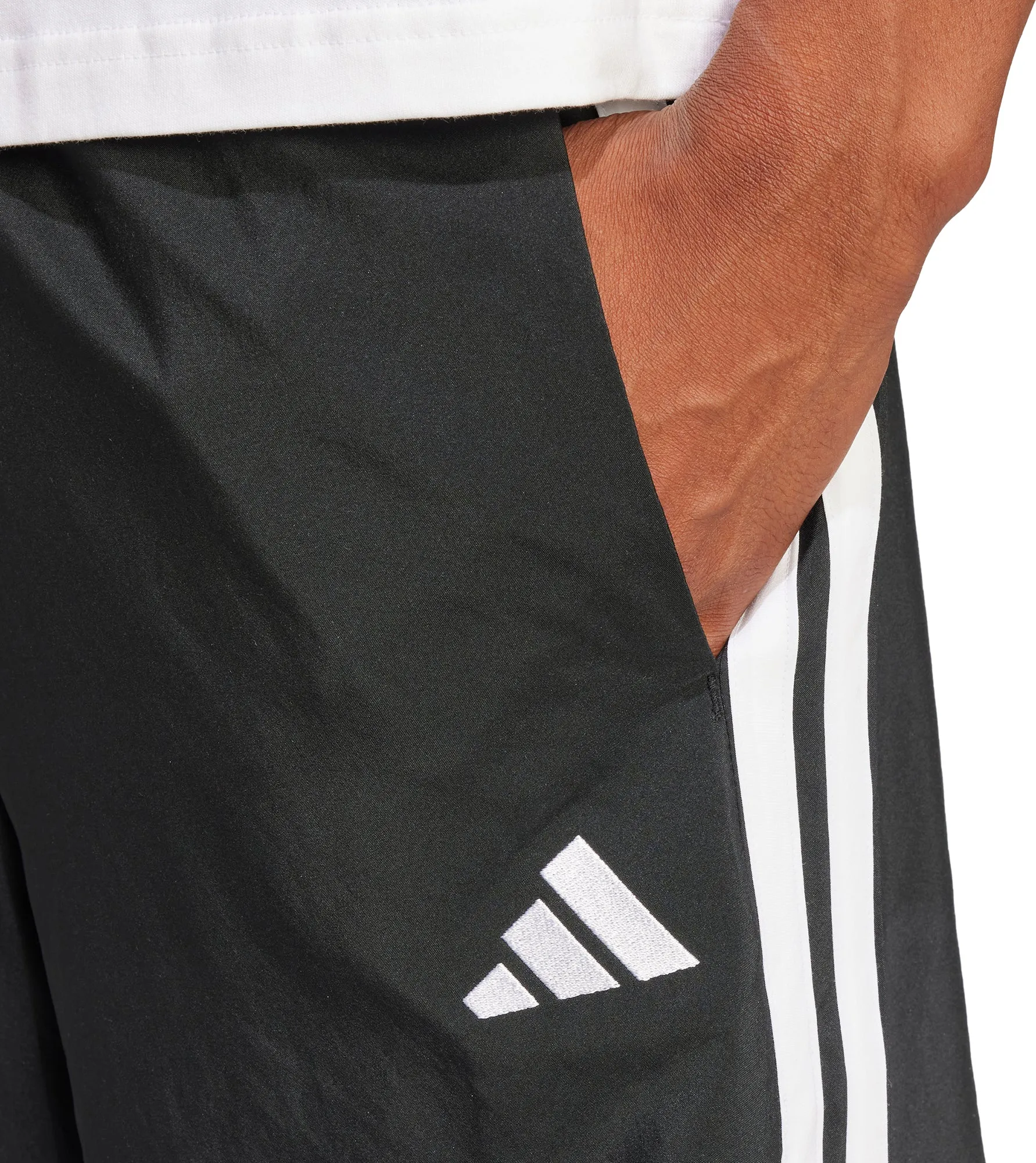 Mood Casual Flexible Motion adidas Essentials 3 Stripes Chelsea Mens Training Shorts - Black