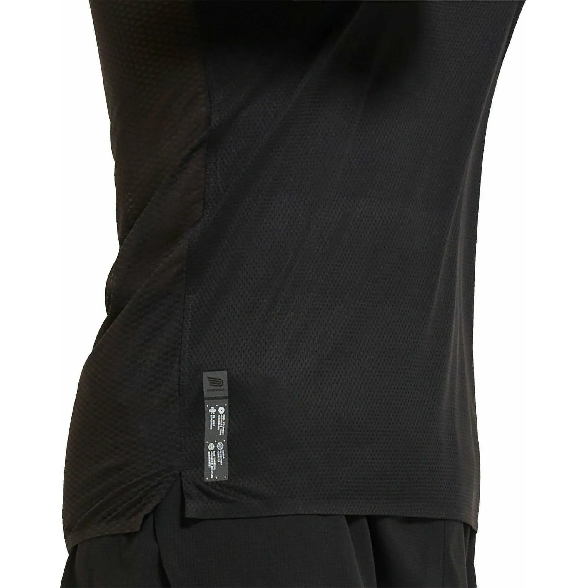 Enhanced Range Motion marines Pressio Arahi Womens Running Vest Tank Top - Black