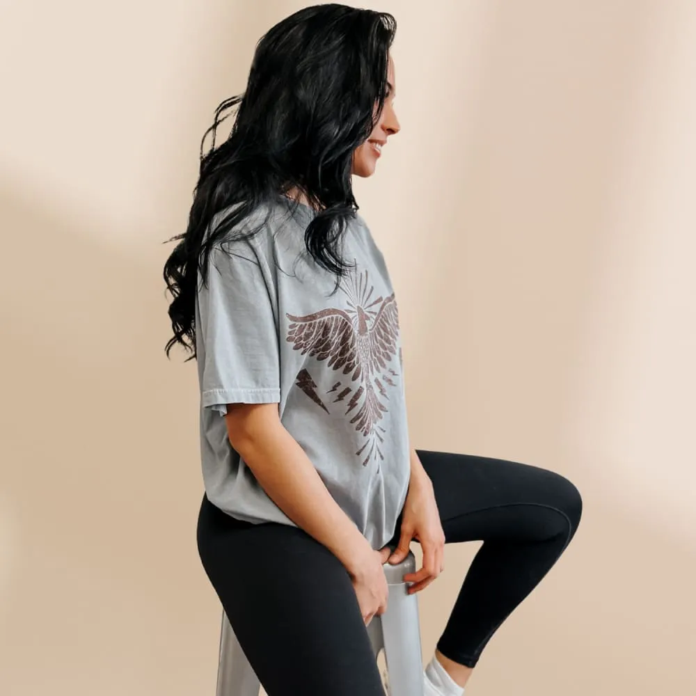 warm weather Non Irritating Collar Phoenix Tee