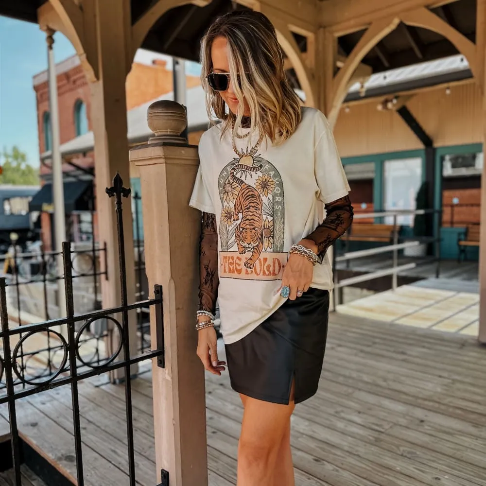 Eco Friendly Production Stylish and Cozy Bold Tiger Tee