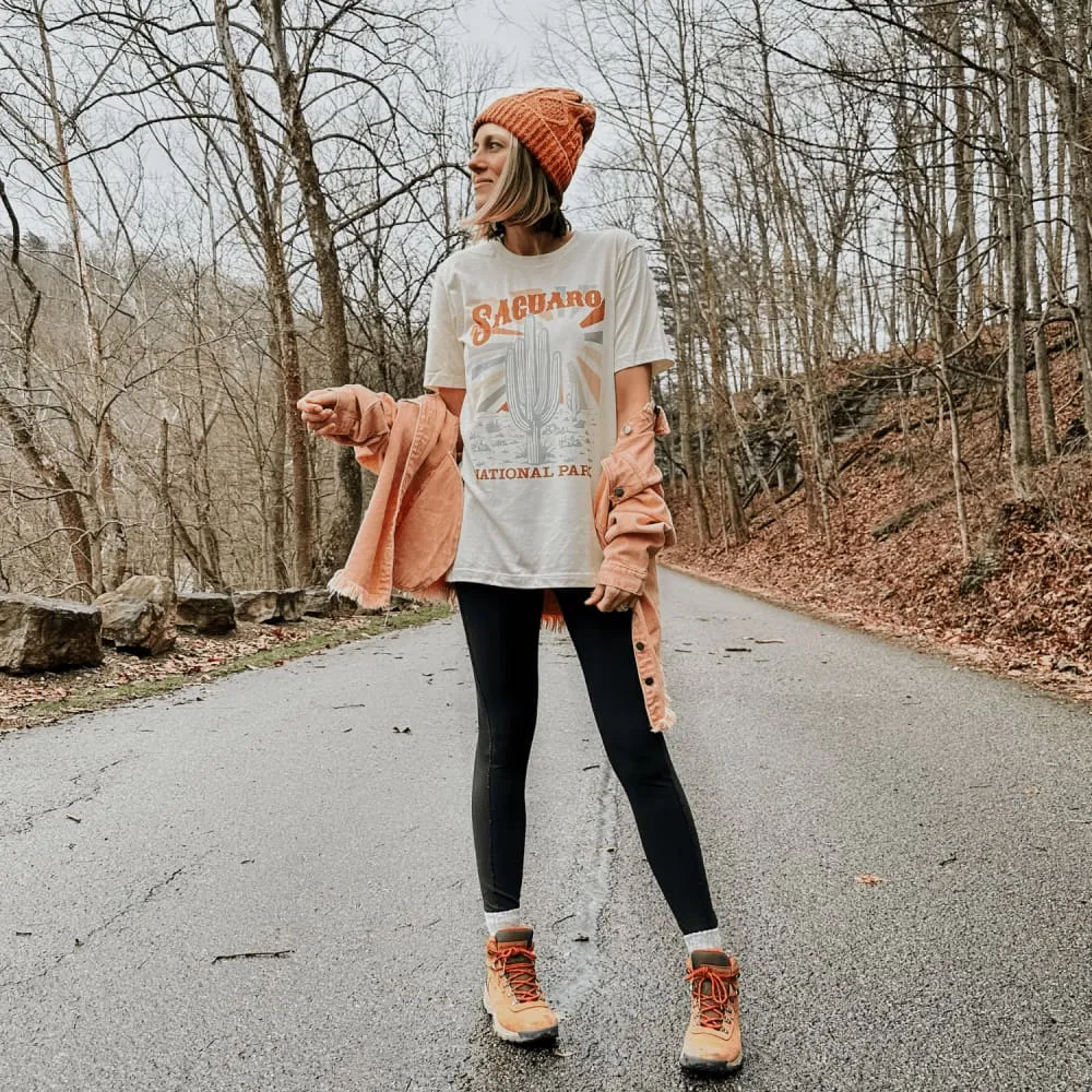 Saguaro National Park Tee Abstract print