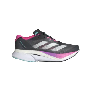 Lightweight TPU Frame fitness gear Adidas Adizero Boston 12 (Womens) - Grey Five/Crystal Jade/Lucid Pink