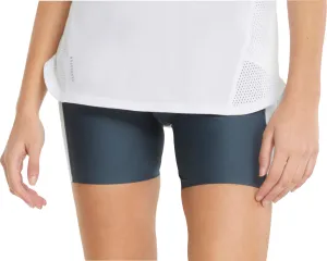 Easy Stretch Puma Marathon 6 Inch Womens Short Running Tights - Blue