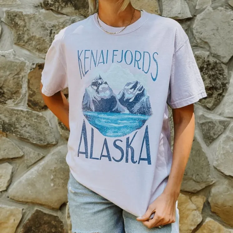 Kenai Fjords National Park Tee Comfy Waist