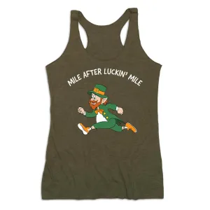 Low Profile Seam Build Women's Everyday Tank Top - Mile After Luckin Mile