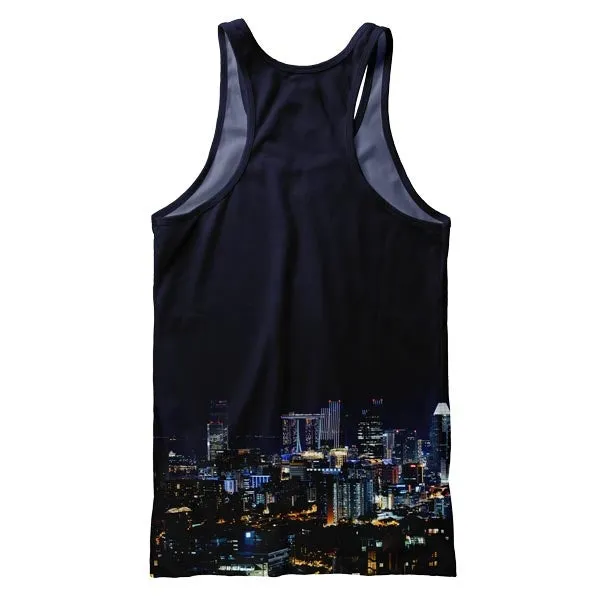 Easy Care Wash Fabric disaster relief City Rain Tank Top
