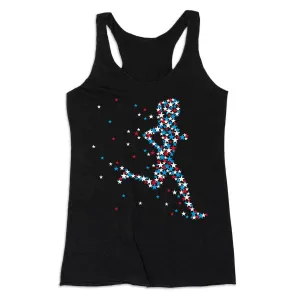 Spacious slow movement Women's Everyday Tank Top - Patriotic Runner Girl
