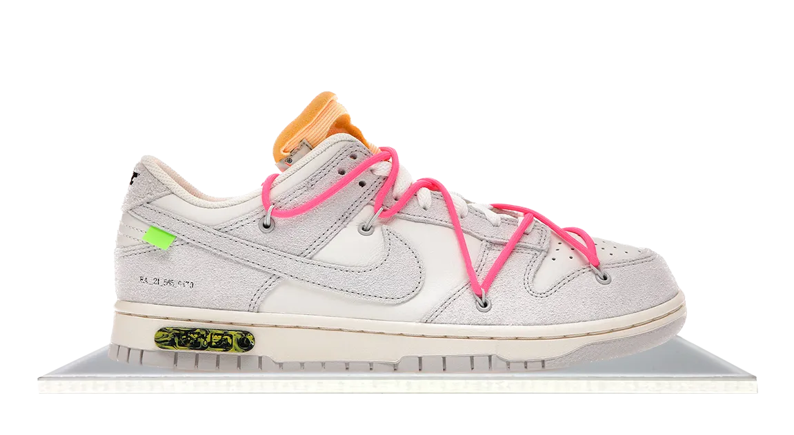 Dunk Low Off-White "The 50" Lot 17 Day Wear Comfy Wear
