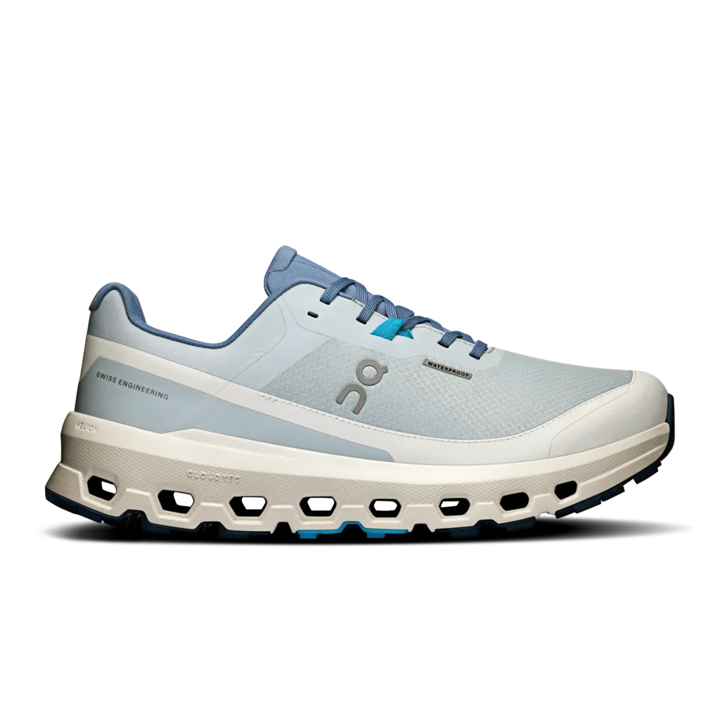 On Cloudvista 2 Waterproof (Womens) - Arctic/Ivory Durable Outsole Odor control