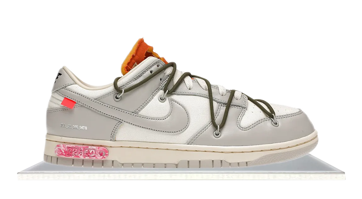 Block Stride Office Friendly Dunk Low Off-White "The 50" Lot 22