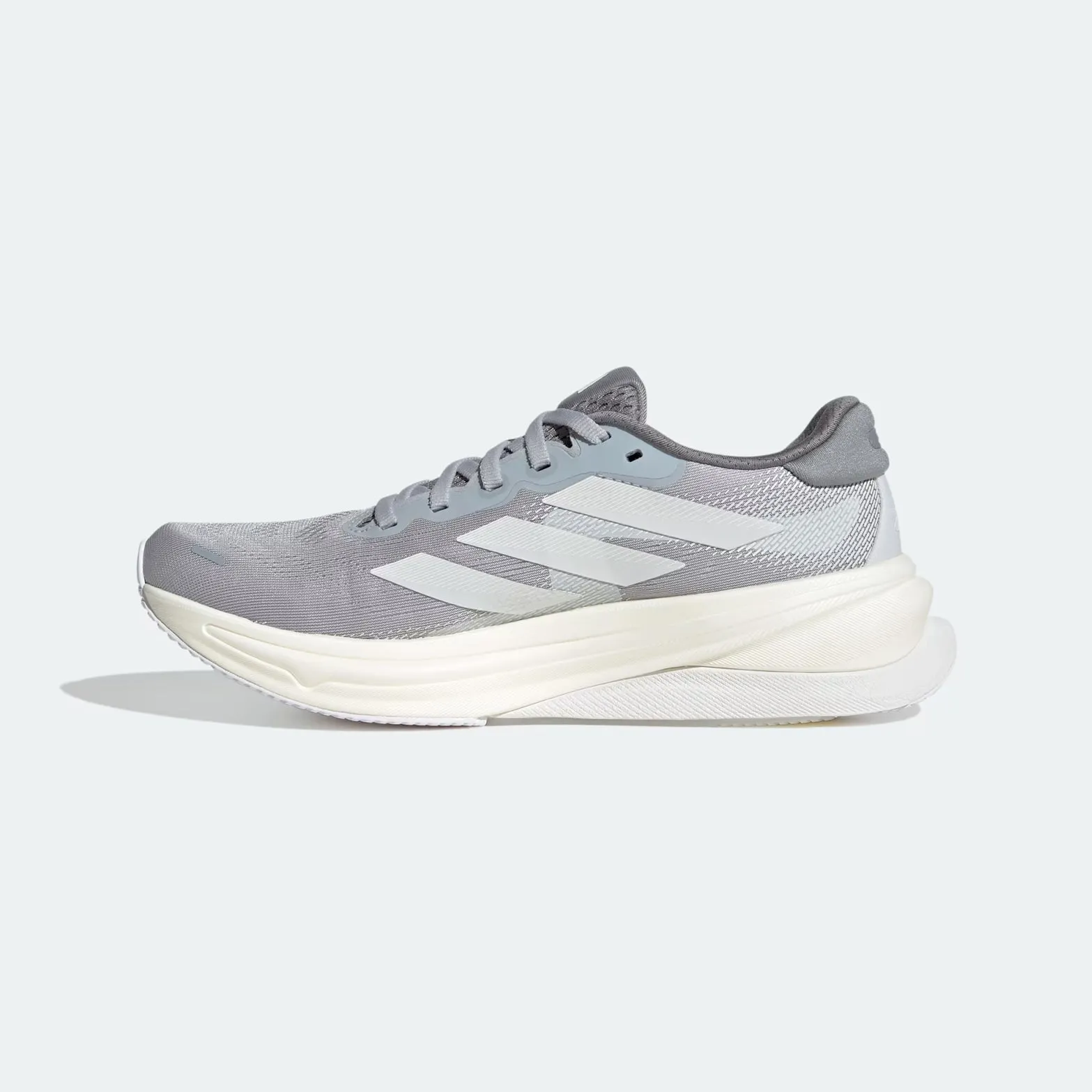 Women's Supernova Solution 2 Running Shoes Halo Silver / Zero Metalic / Grey men's running footwear