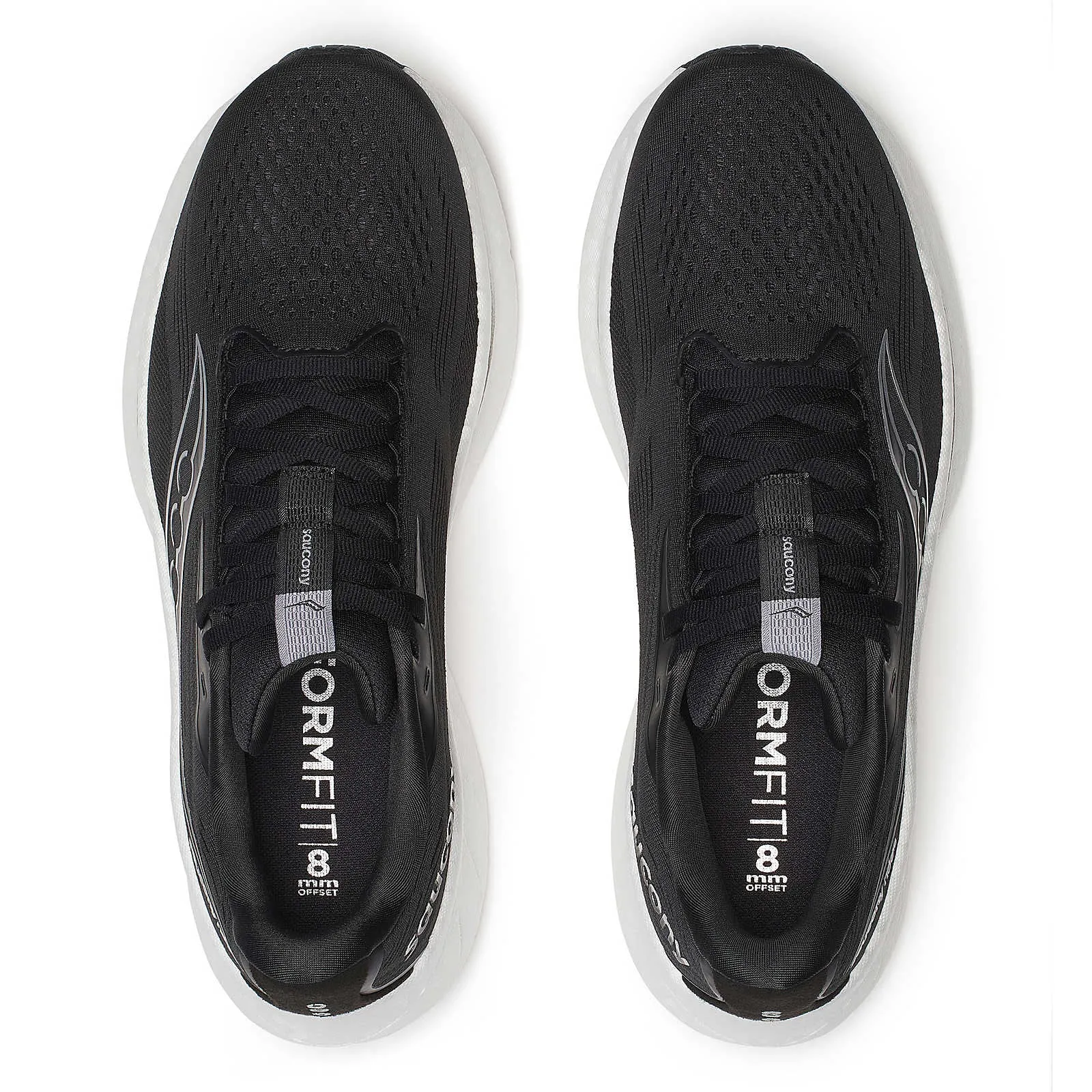 high - end quality shoes Women's Ride 18 Wide Fit Running Shoes Black / White