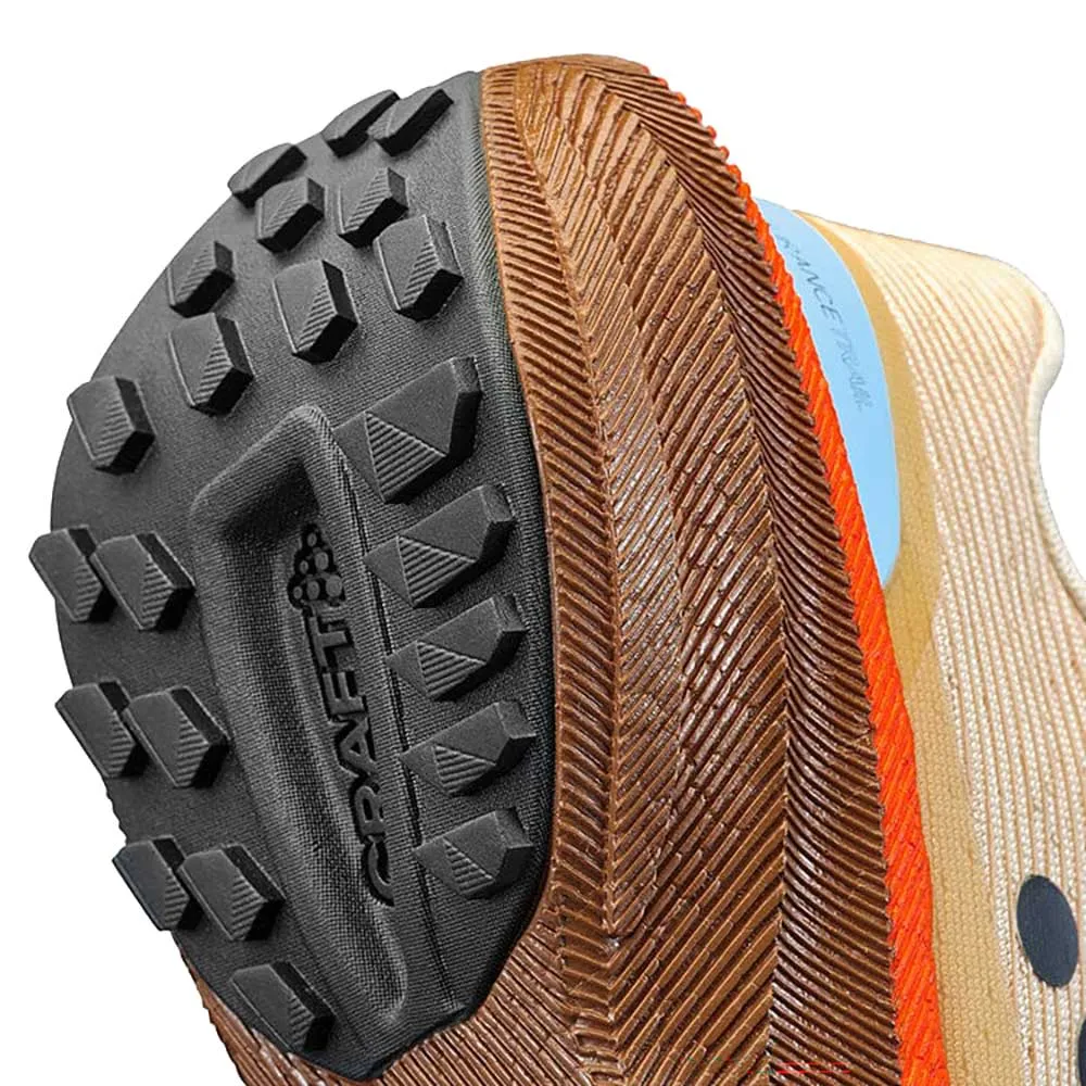 Anti   Abrasion Women's Endurance Trail Running Shoe - Ecru/Roots - Regulr (B)