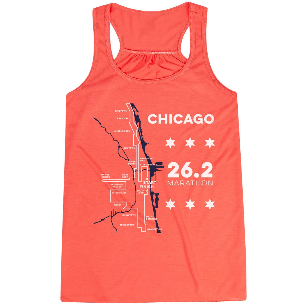 wear - resistance test passed Everyday Easy Flowy Racerback Tank Top - Chicago Route