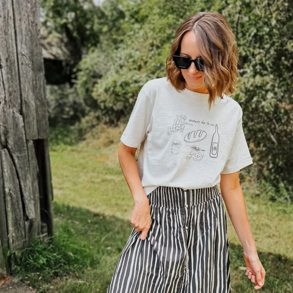 Taste of Life Boxy Crop Cozy Vibes