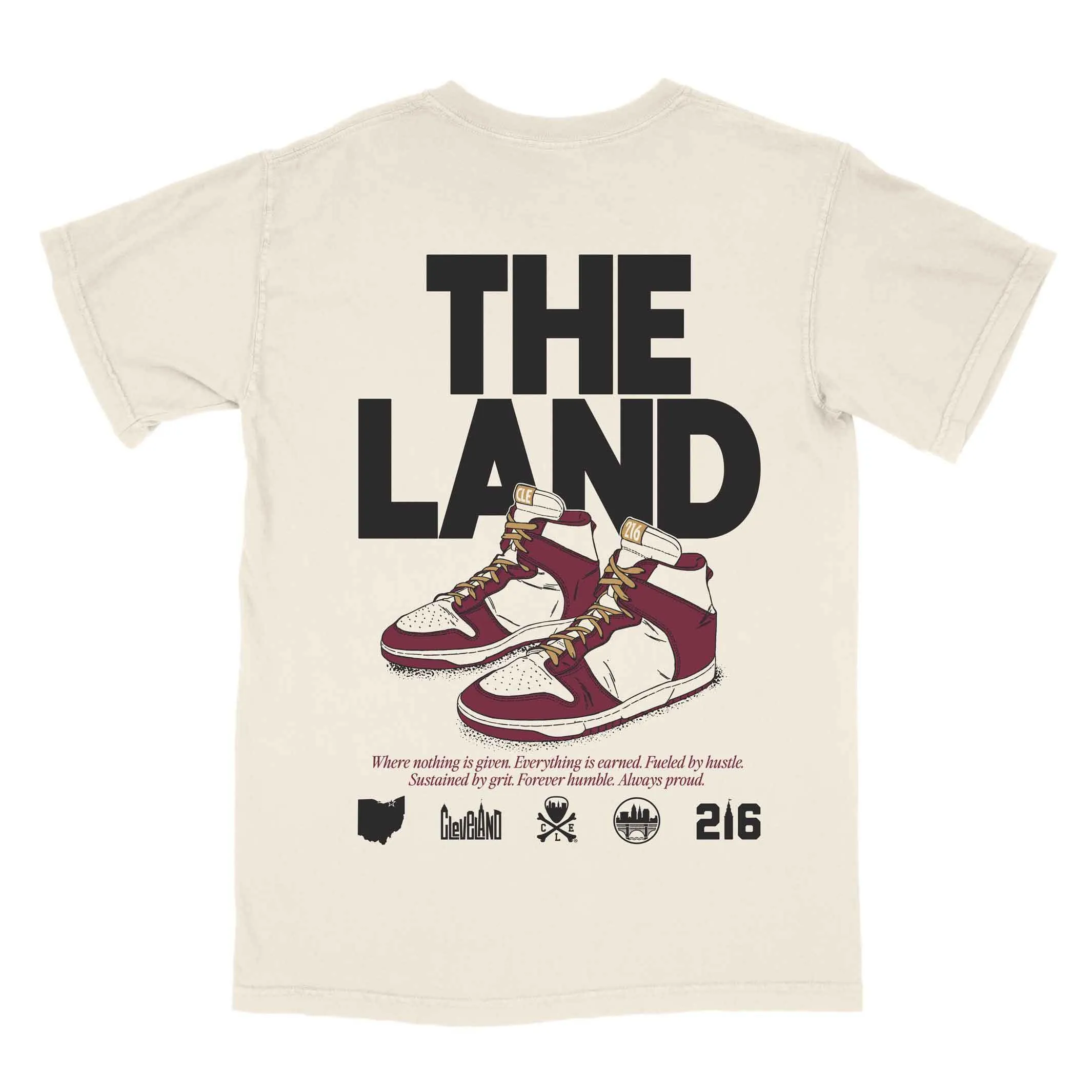 Multi Panel Structure Chic Outfit The Land Dunks - Mens/Unisex Crew T-Shirt
