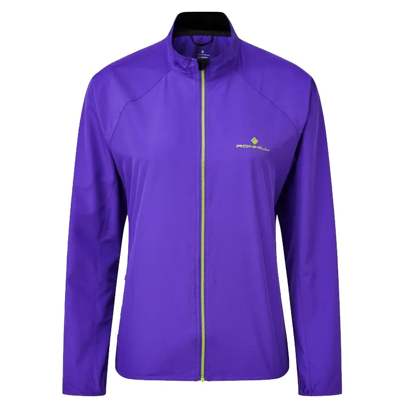 Ronhill Core Women's Running Jacket - Plum/Citrus Layer Ready Layer Up