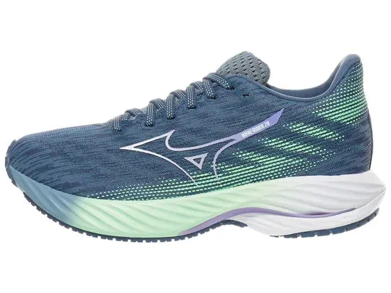 Breathable mesh Engineered Knit Mizuno | Wave Rider 28 | Women's | Citadel/White