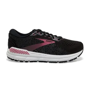 Shock Cushion Women's Addiction GTS 15 Running Shoe - Black/Ebony/Mauvewood - Wide (D)
