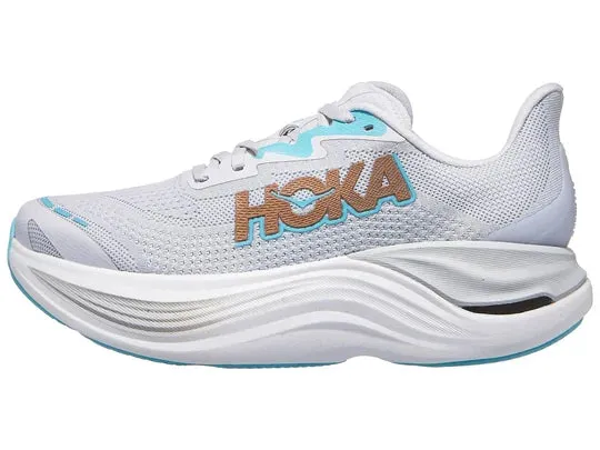 Hoka | Skyward X | Women's | Cosmic Grey/Rose Gold Engineered Knit Comfort Sockliner