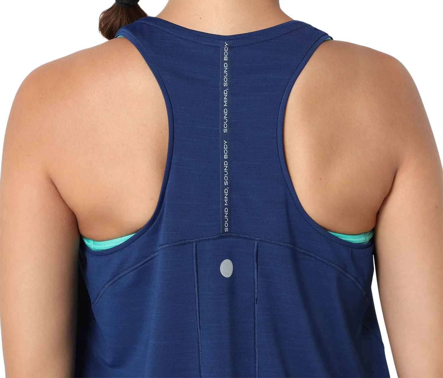 Traditional Design Compression Support Build Asics Road Womens Running vest Tank Top - Blue