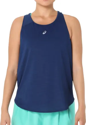 Asics Road Womens Running vest Tank Top - Blue Comfort Improvement
