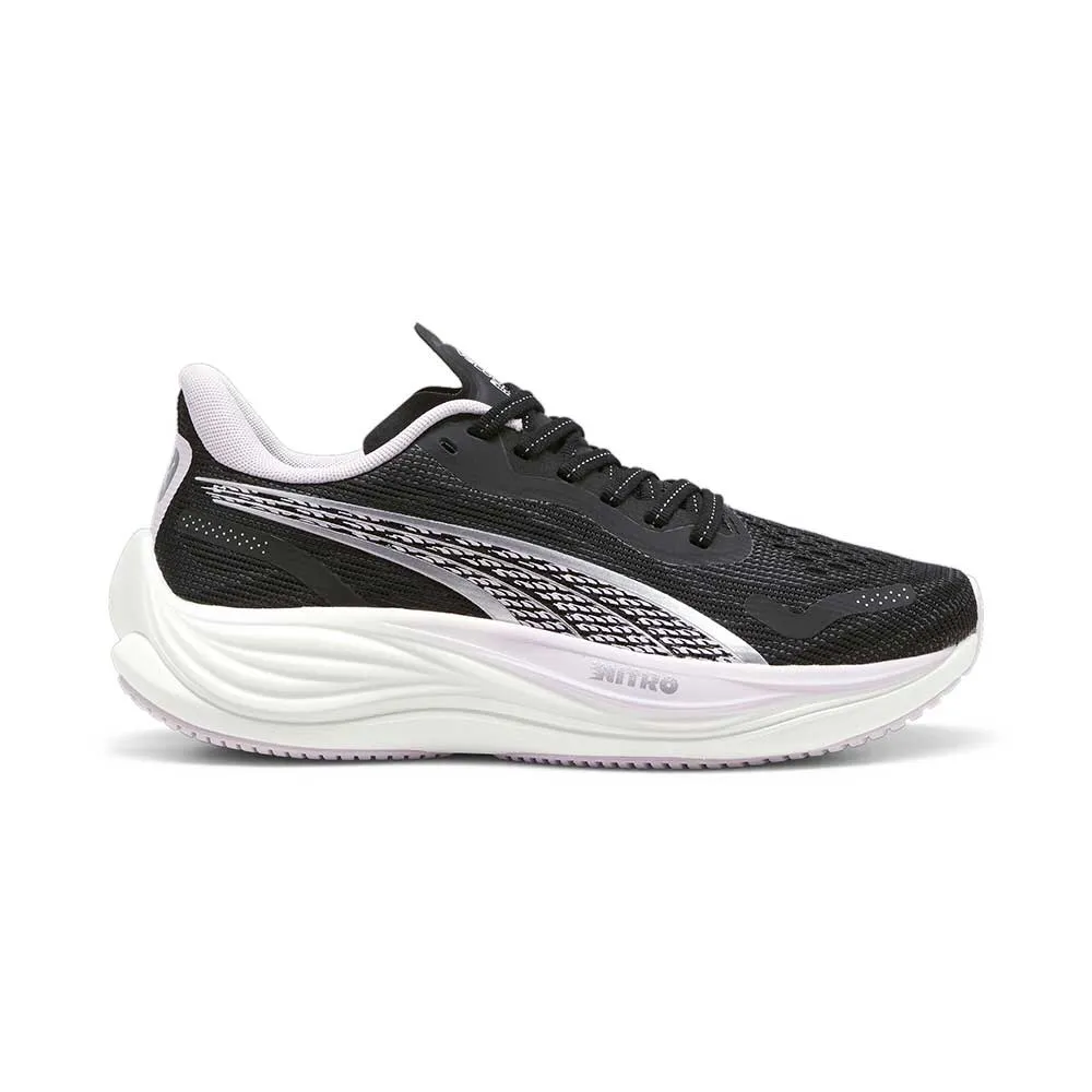 Women's Velocity Nitro 3 Running Shoe - PUMA Black/PUMA Silver/Grape Mist - Regular (B) Heel Zone Narrow - base