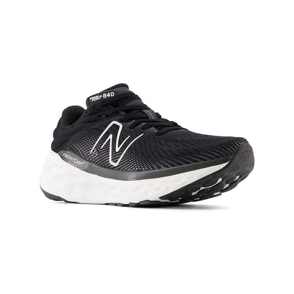 Gift Idea Women's Fresh Foam X 840v1 Running Shoe - Black/Blacktop - Wide (D)
