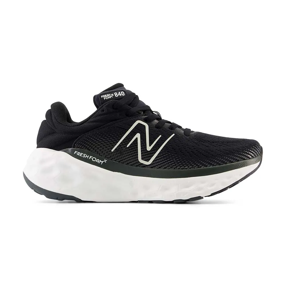Enhanced Cushioning System Women's Fresh Foam X 840v1 Running Shoe - Black/Blacktop - Wide (D)