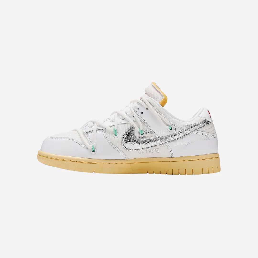 Durable Sole NIKE DUNK LOW OFF-WHITE LOT 1